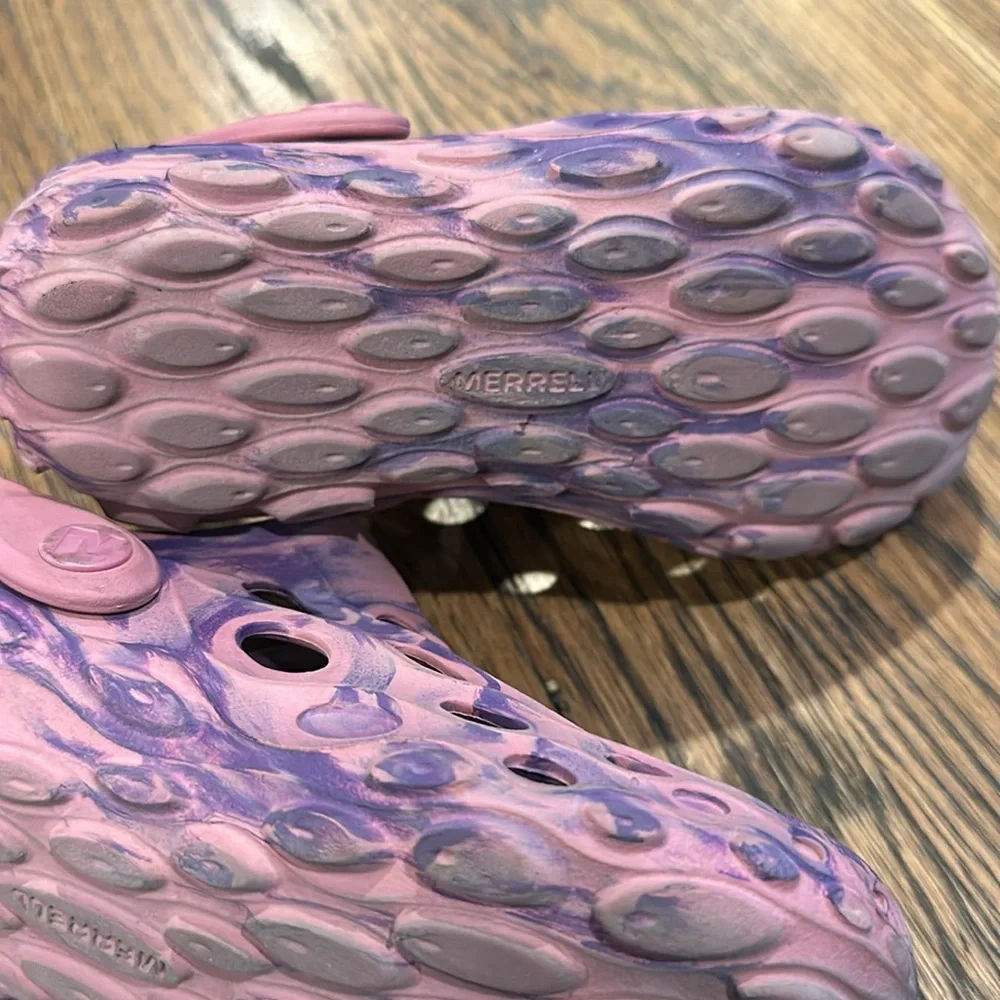 Merrell Hydro Moc Clog Slip On Shoes Sandals Girls 11 Purple Pink